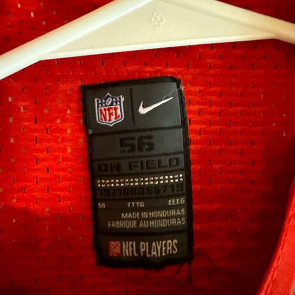 NFL Red and White Men's Jersey - Picture 4 of 5